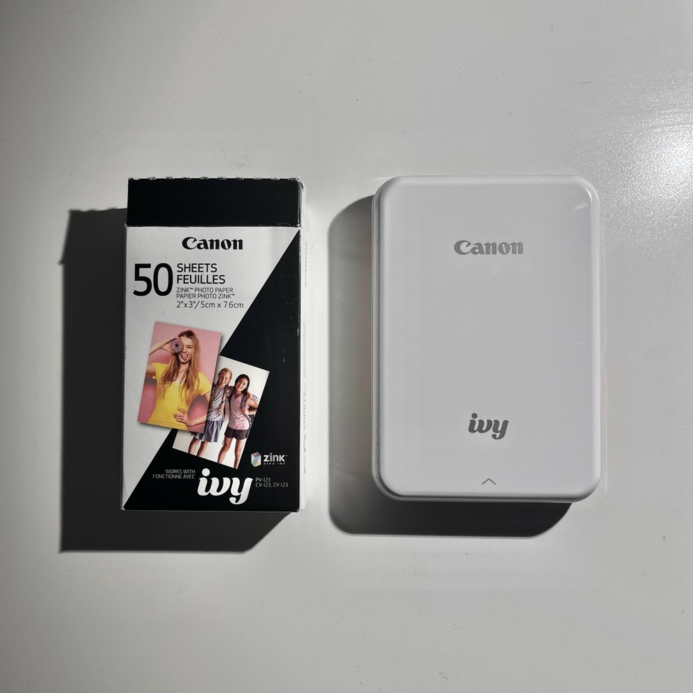 Canon Ivy Pink Mini Photo Printer & Prints